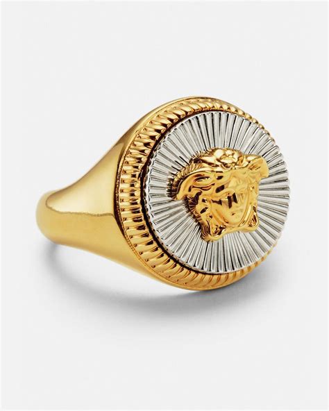 versace bague argent